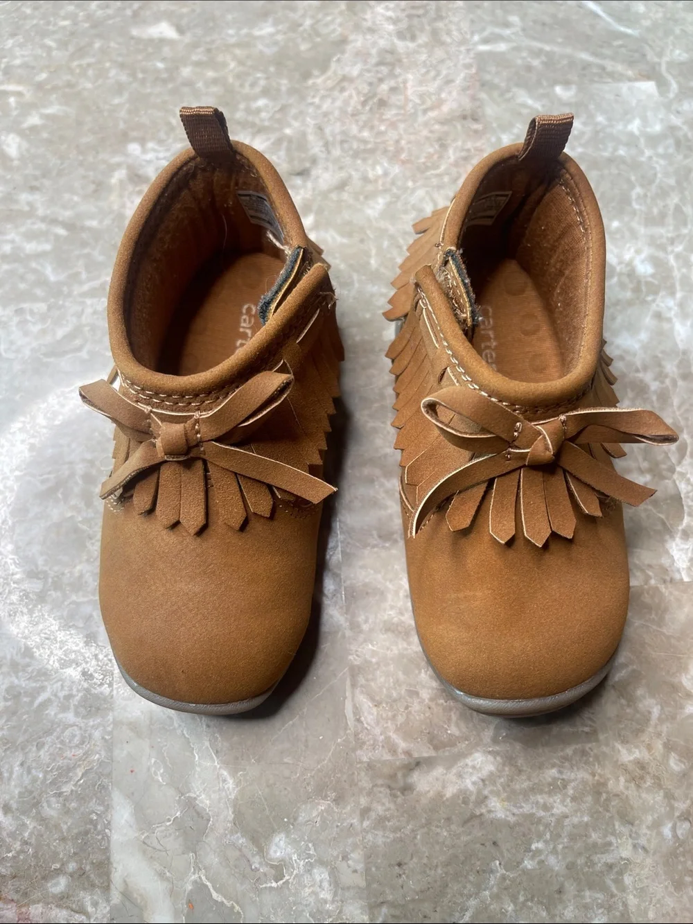 Carters adorable suede